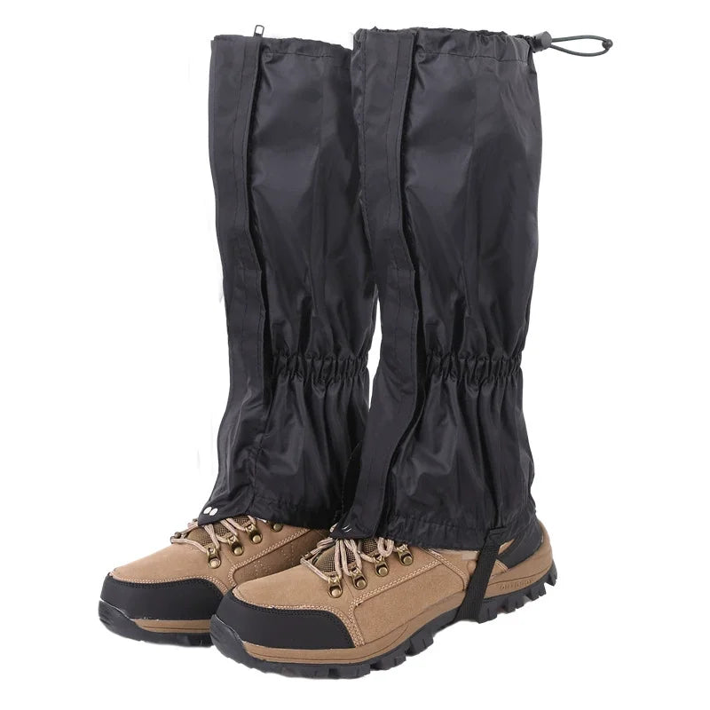 Waterproof Snow Sand Prevention Leg Gaiters Essential Protective Gear for Outdoor Mountaineering Skiing Desert Hiking Exploratio