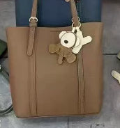 Retro Large Capacity Commuter Bag – PU Leather Shoulder Handbag